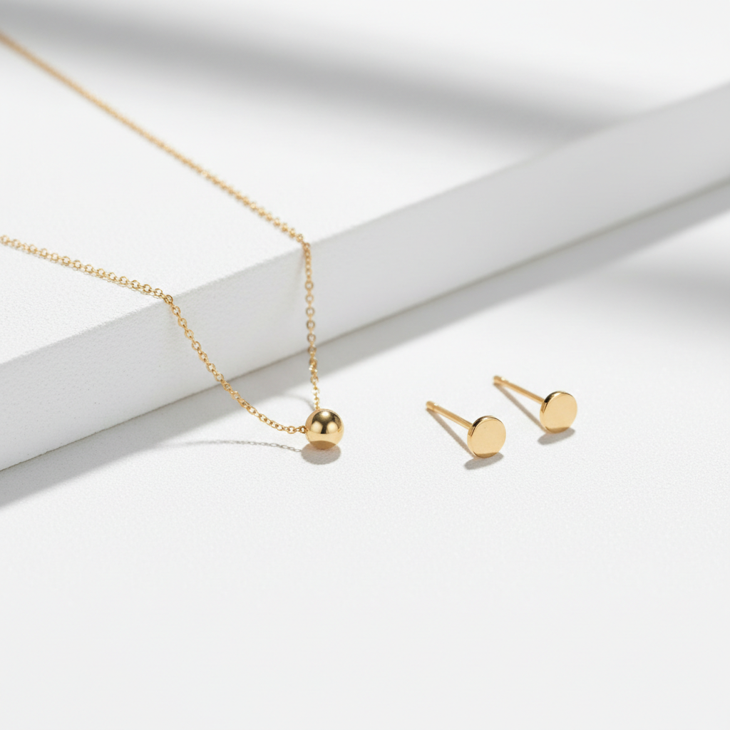 Conjunto Minimal Gold Style