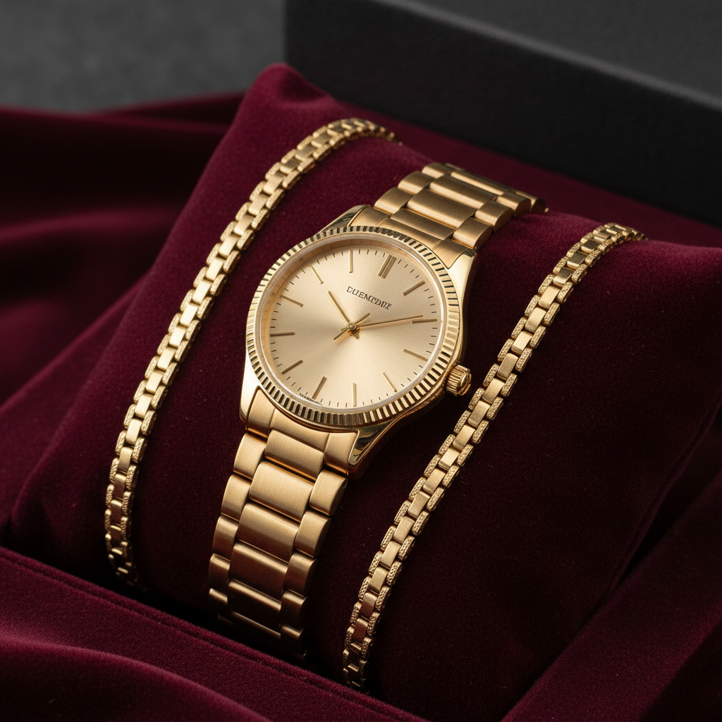 Kit Relógio + Pulseira Premium Set