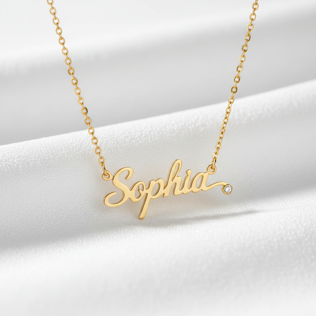 Colar Personalizado Nome Script