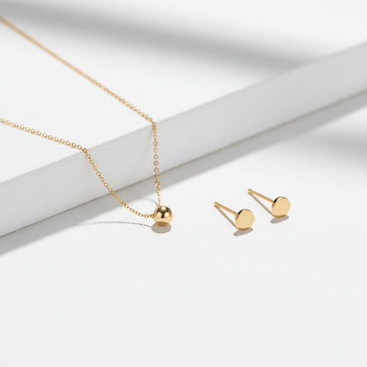 Conjunto Minimal Gold Style