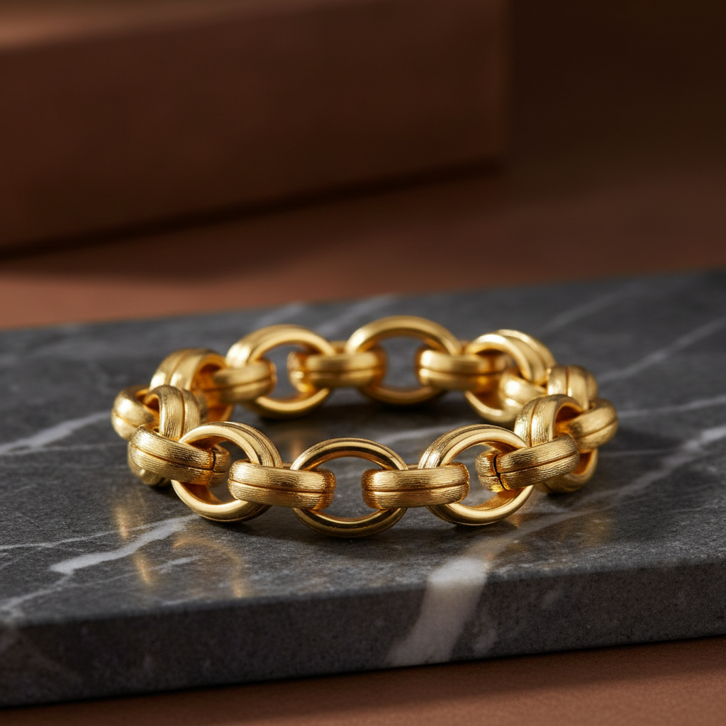 Pulseira Elo Português Royal Chain