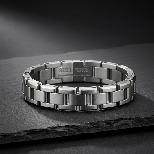 Pulseira Masculina Steel Force