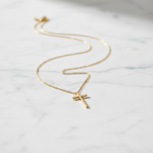 Colar Cruz Faith Minimal