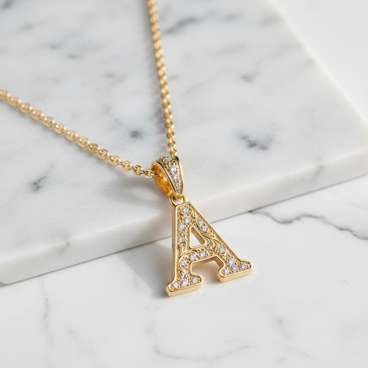 Colar Letra Inicial Luxe