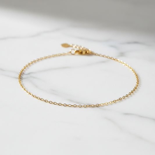 Pulseira Feminina Delicada Elo Fino